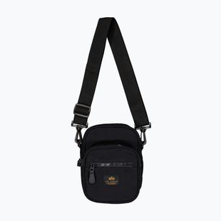 Сумка чоловіча Alpha Industries Label Messenger Bag Small 1 л black