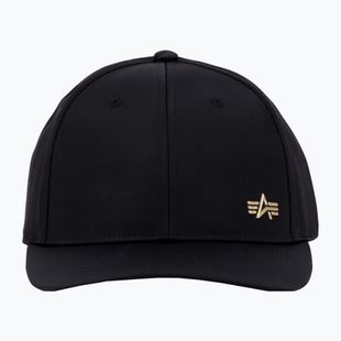 Кепка чоловіча Alpha Industries Metal Label black/shiny gold