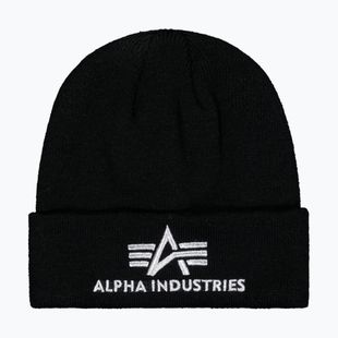 Шапка Alpha Industries 3D black/silver