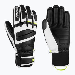 Рукавиці гірськолижні Reusch Master Pro black/white/safety yellow