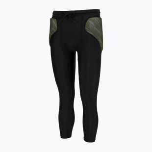 Штани воротарські Reusch Padded Eco Short 3/4 black/desert green
