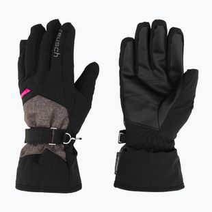 Рукавиці лижні жіночі Reusch Helena R-Tex Xt black/black melange/pink glo