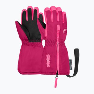 Рукавички лижні дитячі Reusch Tom fuchs purp/knockout pink