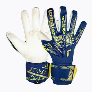 Воротарські рукавиці Reusch Attrakt Gold X GluePrint преміум класу сині/золоті