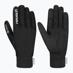 Рукавиці чоловічі Reusch Karayel Windstopper Touch-Tec black/silver
