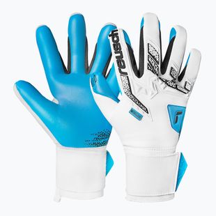 Рукавиці воротарські Reusch Attrakt Freegel Aqua white/black/aqua blue