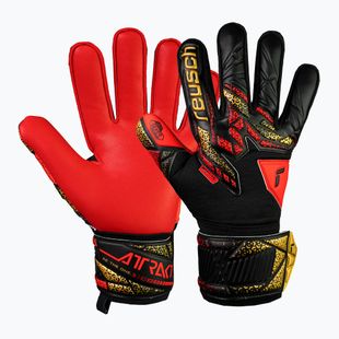 Рукавиці воротарські Reusch Attrakt Silver black/gold/fiery red