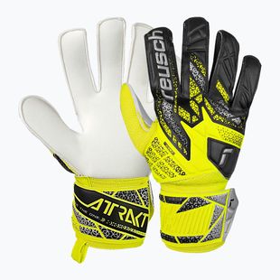 Рукавиці воротарські Reusch Attrakt Solid safety yellow/silver