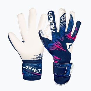 Рукавиці воротарські Reusch Attrakt RE:GRIP blue/pink/white