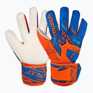 Рукавиці воротарські дитячі Reusch Attrakt Solid Junior shocking orange/blue
