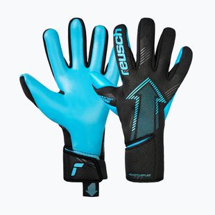 Рукавиці воротарські Reusch Fastgrip Aqua black/aqua blue