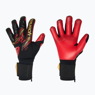 Рукавиці воротарські Reusch Attrakt Gold X GluePrint black/gold/fiery red