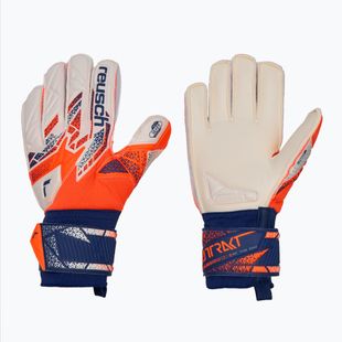 Рукавиці воротарські Reusch Attrakt Silver Junior shocking orange/energize blue