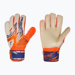 Рукавиці воротарські дитячі Reusch Attrakt Solid Junior shocking orange/energize blue