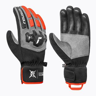 Рукавиці гірськолижні чоловічі Reusch Worldcup Warrior R-Tex XT black/silver/fluo red