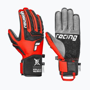 Рукавиці гірськолижні чоловічі Reusch Ultra black/fluo red