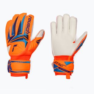 Рукавиці воротарські дитячі Reusch Attrakt Advance Junior shocking orange/blue