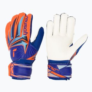 Рукавиці воротарські дитячі Reusch Attrakt Solid Junior sharp blue/shocking orange