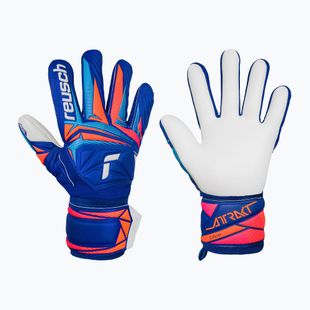 Рукавиці воротарські Reusch Attrakt Grip sharp blue/white/shocking orange