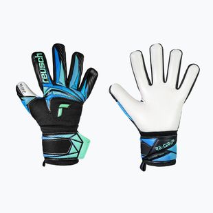 Рукавиці воротарські дитячі Reusch Attrakt RE:GRIP NC Junior black/ocean light