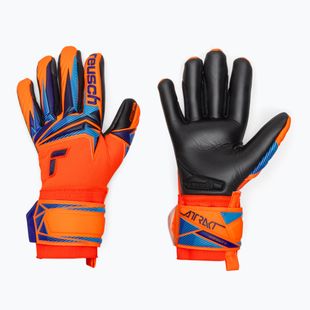 Рукавиці воротарські дитячі Reusch Attrakt Infinity Evolution NC Junior shocking orange/blue/black