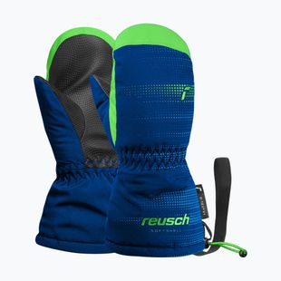 Рукавички лижні дитячі Reusch Maxi R-Tex XT Mitten surf the web/green gecko