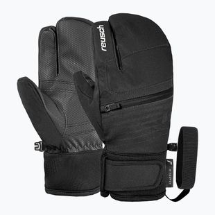 Рукавички лижні дитячі Reusch Leo R-Tex XT Lobster black/white
