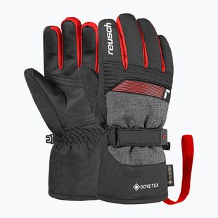 Рукавички лижні дитячі Reusch Rocket GORE-TEX black/black melange/fire red