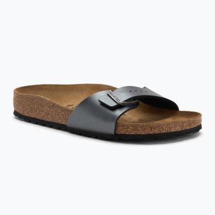 BIRKENSTOCK Madrid BF Вузькі шльопанці металік чорні