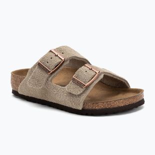 Шльопанці BIRKENSTOCK Arizona Kids LEVE Regular сіро-коричневі