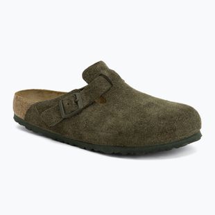 Шльопанці BIRKENSTOCK Boston Suede Leather thyme