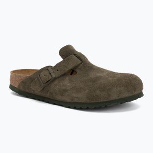 Шльопанці BIRKENSTOCK Boston Suede Leather thyme