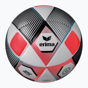 М'яч футбольний ERIMA Hybrid Match silver/fiery-coral розмір 5