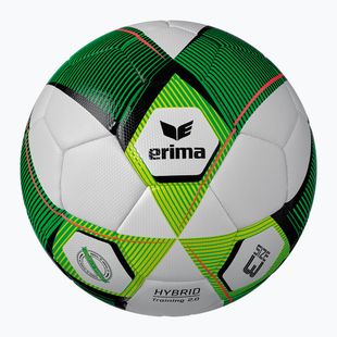 М'яч футбольний ERIMA Hybrid Training 2.0 green/lime розмір 3