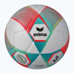 М'яч футбольний ERIMA Hybrid Lite 290 flery-coral/petrol розмір 4