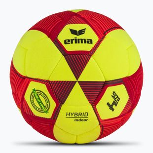 М'яч футбольний ERIMA Hybrid Indoor yellow/red розмір 4