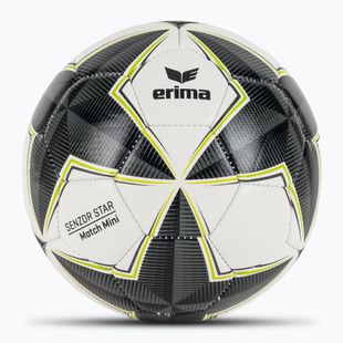 М'яч футбольний ERIMA Senzor Star Match Mini black/grey розмір 0