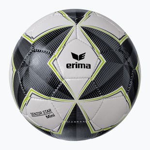 М'яч футбольний ERIMA Senzor Star Match Mini black/grey розмір 0