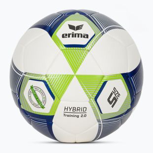 М'яч футбольний ERIMA Hybrid Training 2.0 size 5 metallic blue/silver/lime