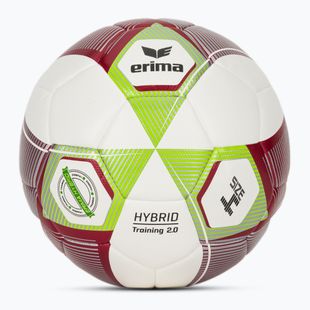 М'яч футбольний ERIMA Hybrid Training 2.0 size 4 metallic red/silver/lime