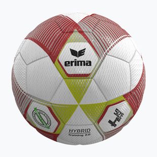 М'яч футбольний ERIMA Hybrid Training 2.0 size 4 metallic red/silver/lime