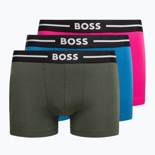 Боксери чоловічі Hugo Boss Trunk Bold 3 пари чорні 50490888-970