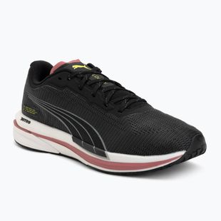 Кросівки для бігу жіночі Puma Velocity Nitro WTR black/silver/yellow