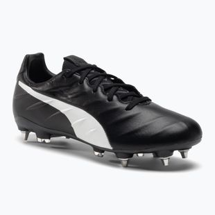 Футбольні бутси чоловічі PUMA King Platinum 21 MXSG чорно-білі 106545 01