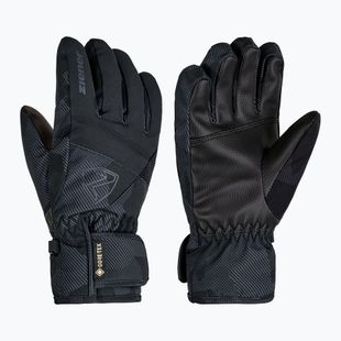 Рукавички лижні дитячі Ziener Leif-Z GTX black/gray ink camo