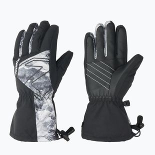 Рукавиці гірськолижні дитячі ZIENER Laval Aquashield AW black/grey mountain