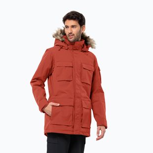 Пуховик чоловічий Jack Wolfskin Glacier Canyon Parka intense rust