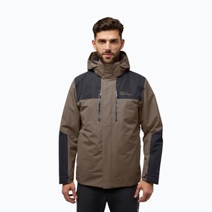 Куртка 3в1 чоловіча Jack Wolfskin Jasper 3In1 cold coffee