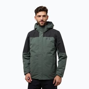 Куртка 3в1 чоловіча Jack Wolfskin Romberg 3In1 slate green