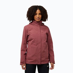 Кофта флісова жіноча Jack Wolfskin Rotwand 3In1 red ochre